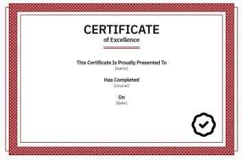 Cetificate Template