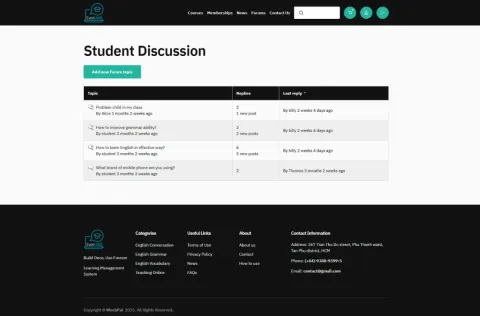 Forum Topic