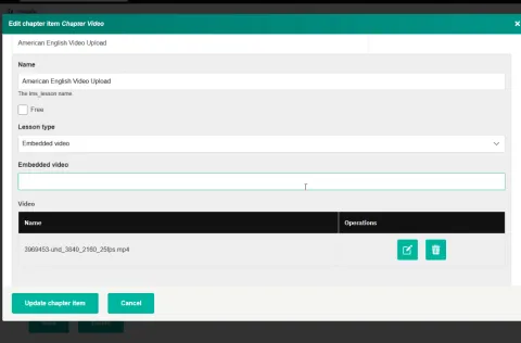 manage video upload