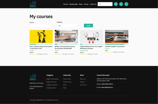 my courses